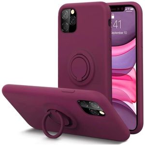 iPhone 11 Pro Max Silicon Case With Kickstand